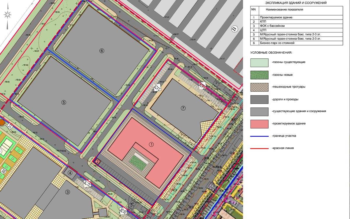 Проектируемое здание. Андреевские больницы.Троицк, Москва. Проектирование, строительство. Строительная компания РУТТЕХ